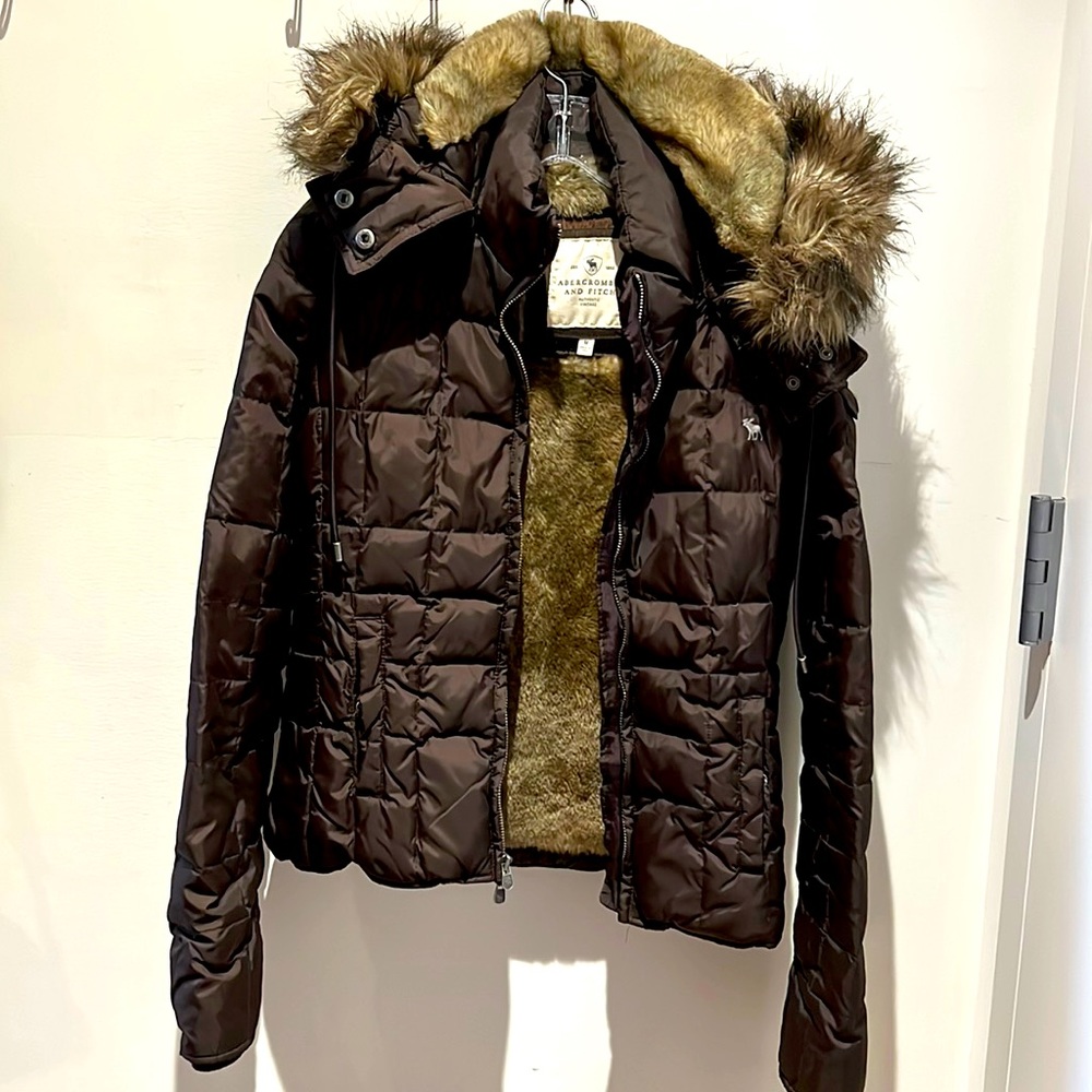Abercrombie & Fitch Fur-Lined Puffer